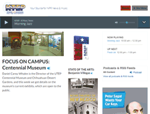Tablet Screenshot of ktep.org